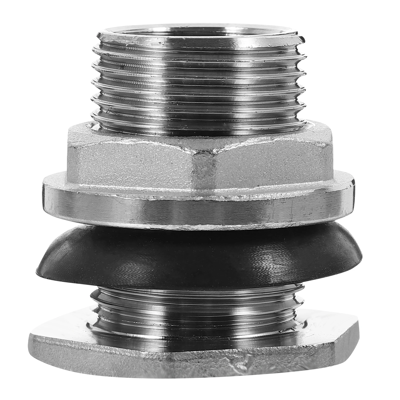 

Stainless Steel Fitting 1 2 Inch Garden Hose Thread for Water Tanks Pools Rain Barrels Faucets Pipes High