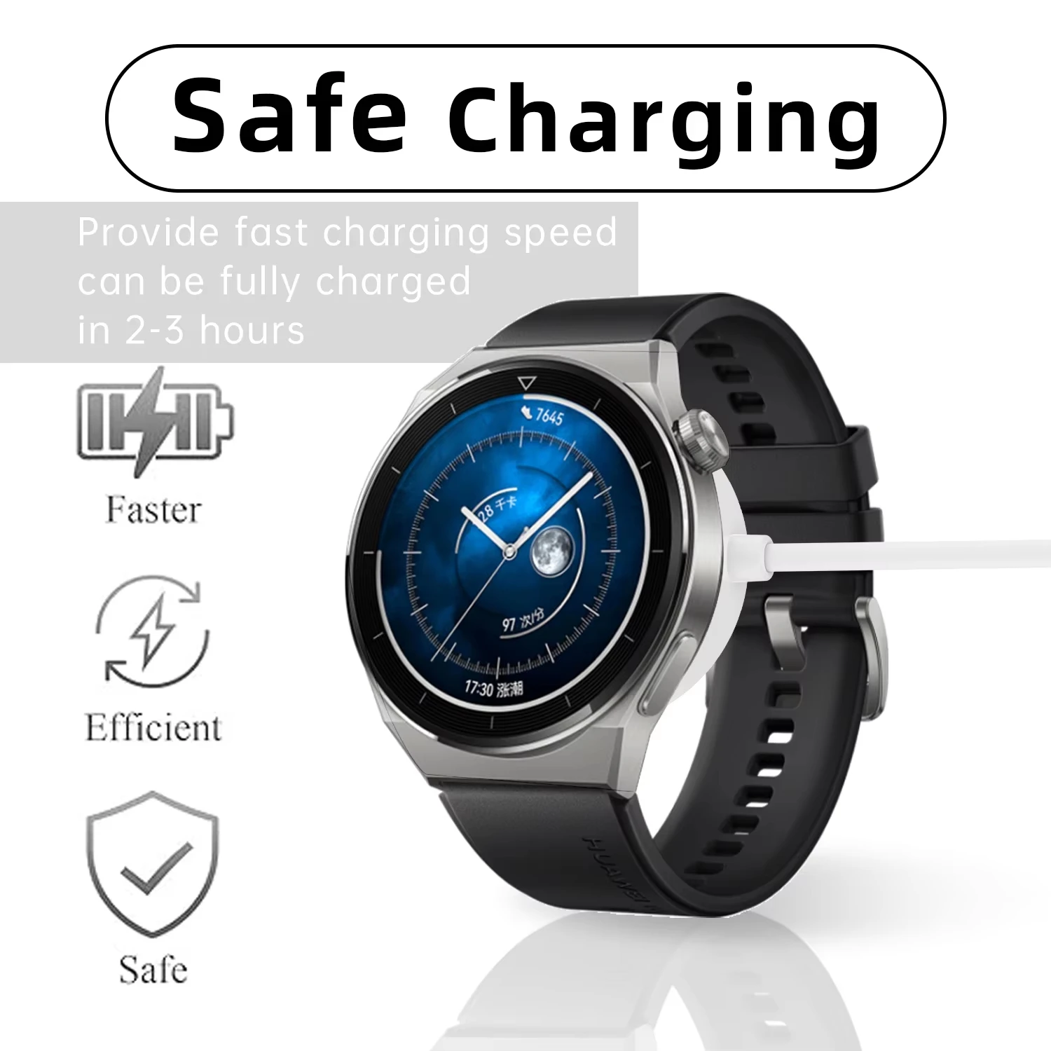 Smartwatch Charging Cable - Magnetic USB Charger for Xiaomi Watch 2/2 Pro, Watch S2/S3/S4 Sport Smart Watch Accessories image 4