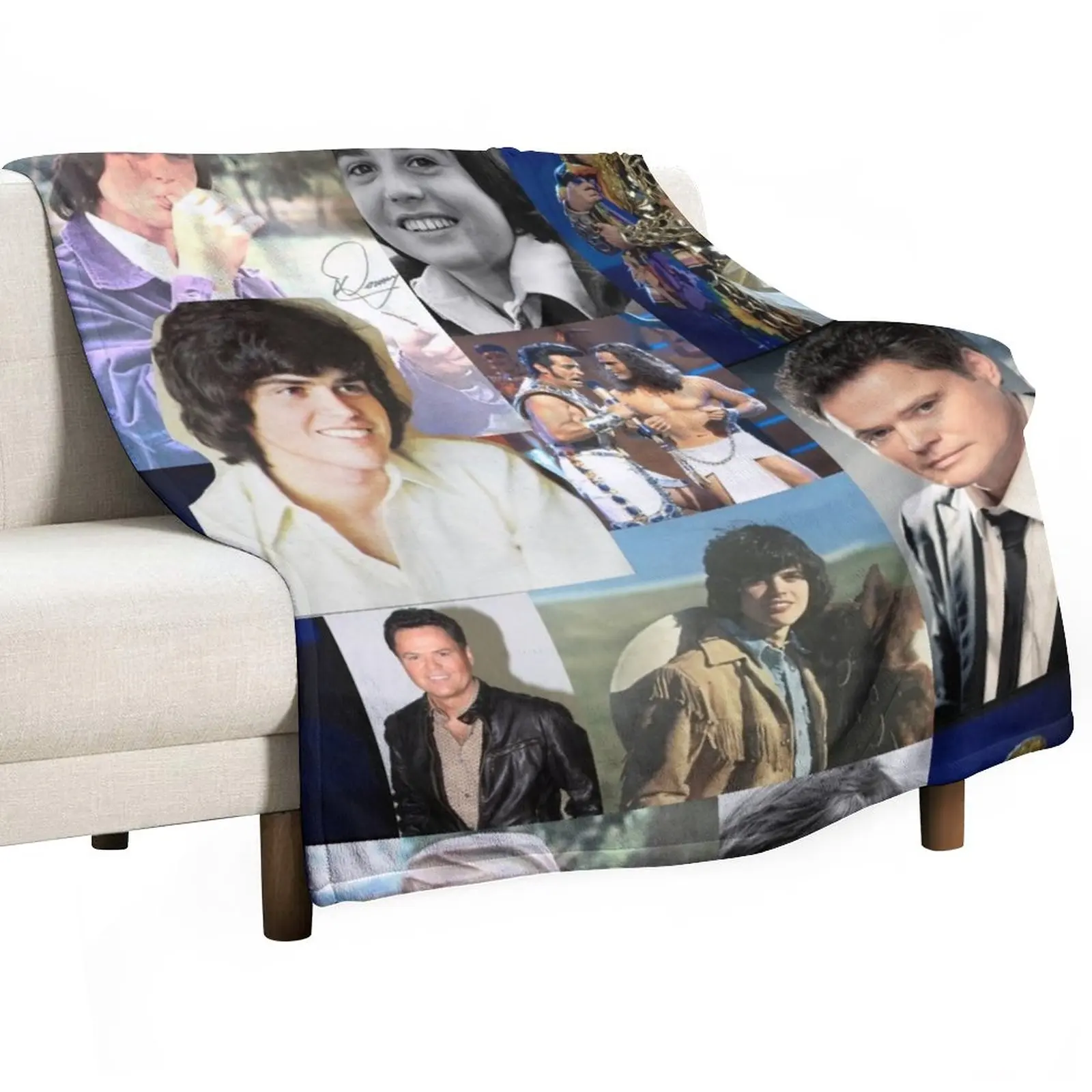 

Donny Osmond Throw Blanket Thermal For Decorative Sofa Shaggy Hairy Blankets