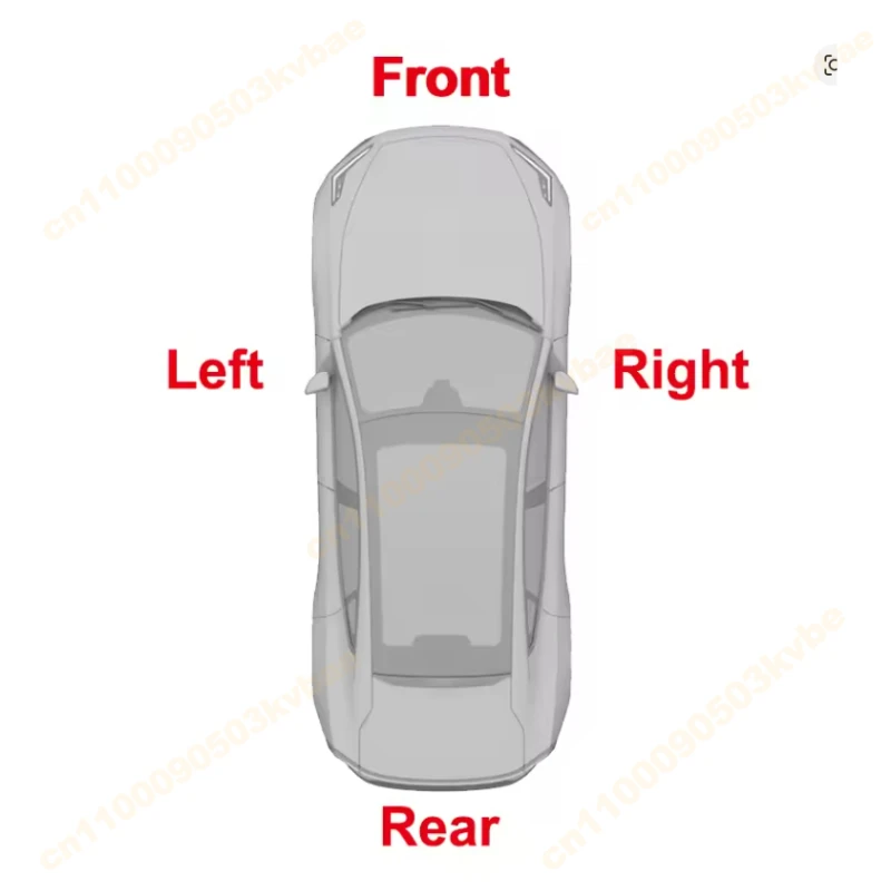 Charging Port Door Cover Light For Tesla Model 3 Highland 2024 2025 Rear Tail Light Quarter Panel Reflector 1715102 1715105 1pcs