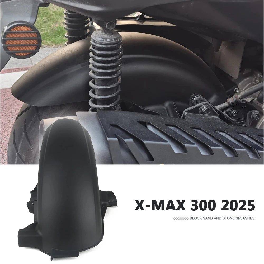 

For Yamaha XMAX300 X-MAX 300 XMAX 300 X-MAX300 V3 2025 Motorcycle Accessories Rear Fender Black Mudguard