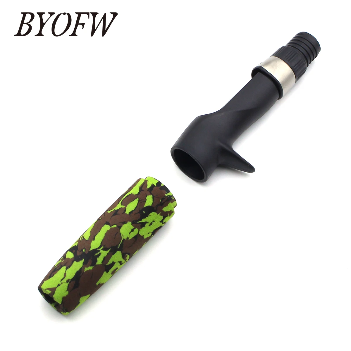 Imagem -06 - Byofw-fundição Verde Camuflagem Pesca Rod Handle Split Eva Grip Reparo Tcs tipo Similar Reel Assento de Substituição do Edifício Set