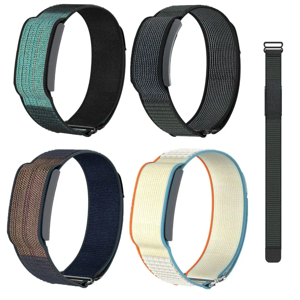 

Nylon Sport Band Loop Design 22mm Fitness Tracker Strap Adjustable Breathable Replacement Wristband for Amazfit Helio Strap