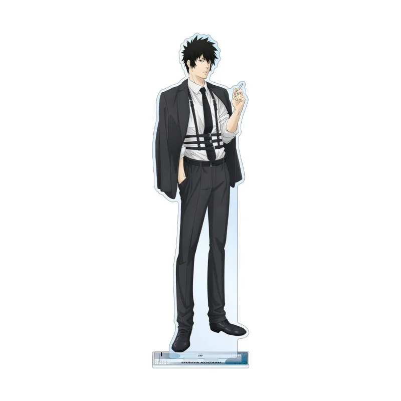 Anime Psycho-Pass Back-Belted Blazer Style Akane Tsunemori Shinya Kogami Acrylic Stand Model Plate Keychains Desk Decor