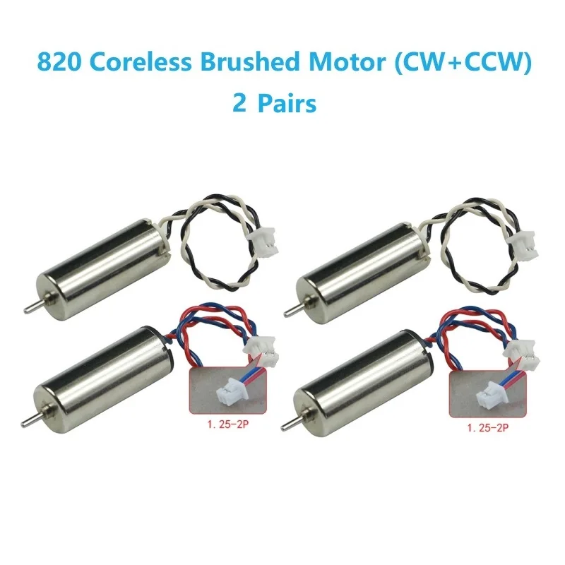 LDARC 820-16000KV Croeless  Brushed Motor CW CCW 1S for Tiny 7X R7 FPV Racing Drone Quad Motors