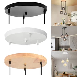 3 Holes 30cm Ceiling Plate Accessories DIY Light Fittings Round Ceiling Plate Base Chandelier Pendant Lamp Base Ceiling Canopy