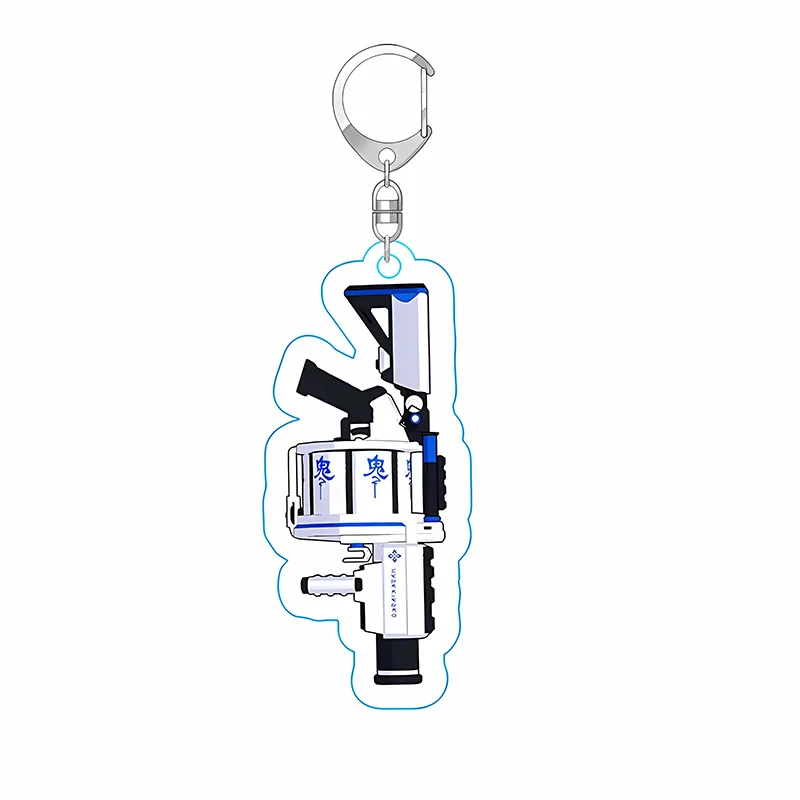 Blue Archive Sorasaki Hina Acrylic Anime The Animation Weapon Series Keychain Key Ring Bag Gift Car Pendant Badge Jewelry Girl