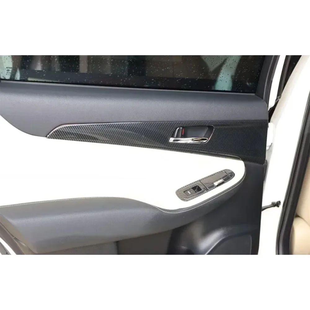 For Toyota Crown 2015-2018 Car Door Interior Handle Bowl Cover Trim ABS Stickers Auto Styling Accessories 4pcs