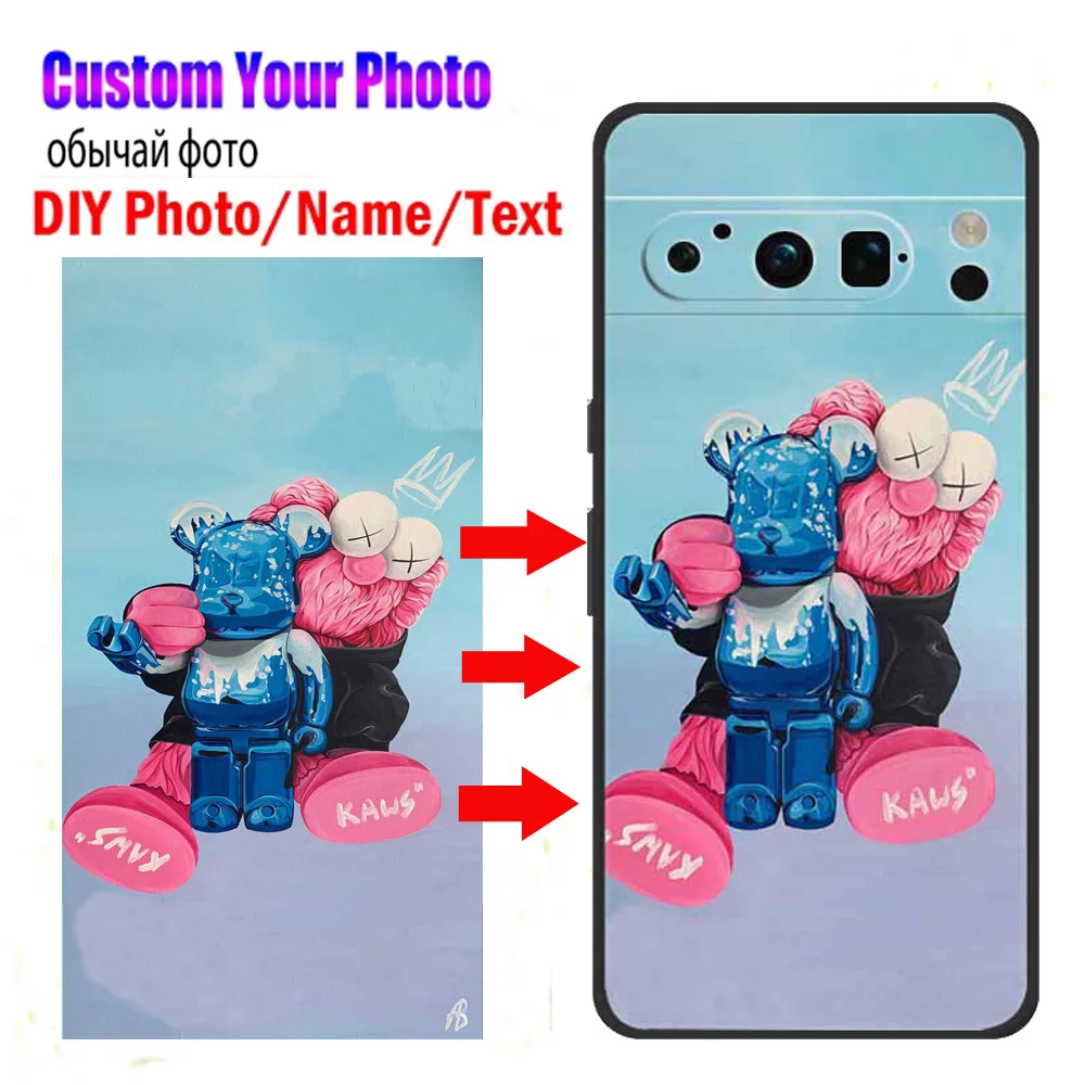 Casos personalizados para google pixel 8 pro 8a capa diy foto logotipo design de telefone pixel 9 pro xl pixel8a tpu caso