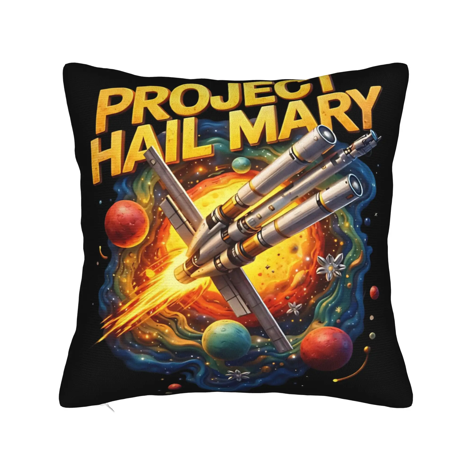 Project Hail Mary Save The World Sci-Fi Funny Rocky Amaze Movie Pillow Case Pillow Cover For Chair Sofa Home Decor Pillowcases