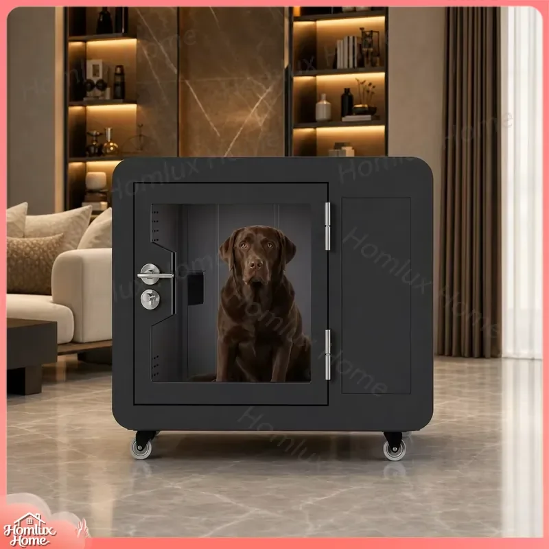 Modular Portable Pet Soundproof Cage Indoor Noise Proof Dog Cat Rest Booth Bed House Kennel Crate Quiet Sleeping Area for