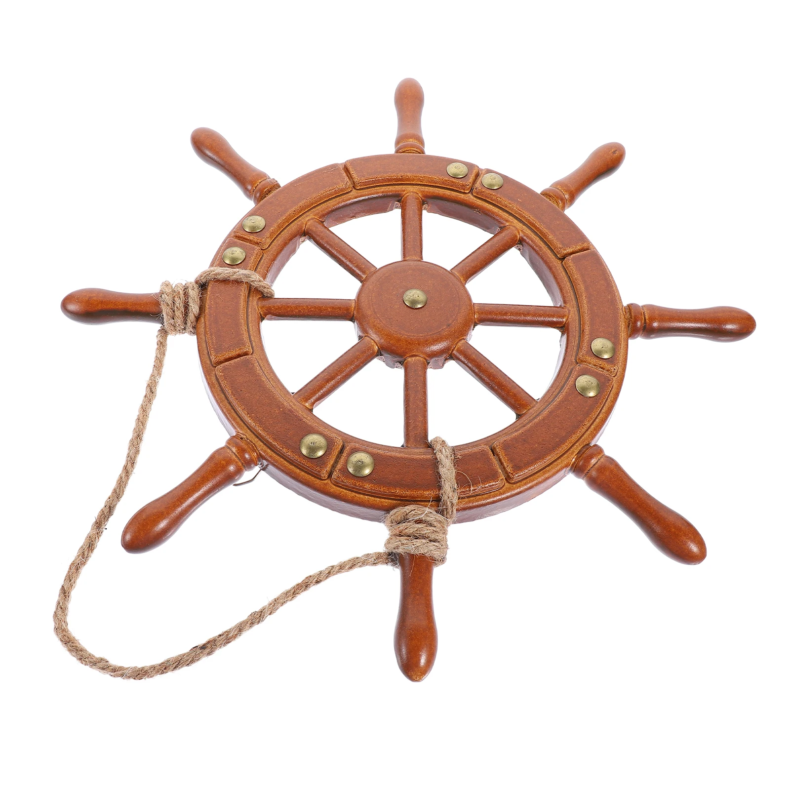 

Wooden Ship Rudder Hanging nament High Grade Material Wall Decor Home Decoration Practical Housewarming Gift Mediterraneanh