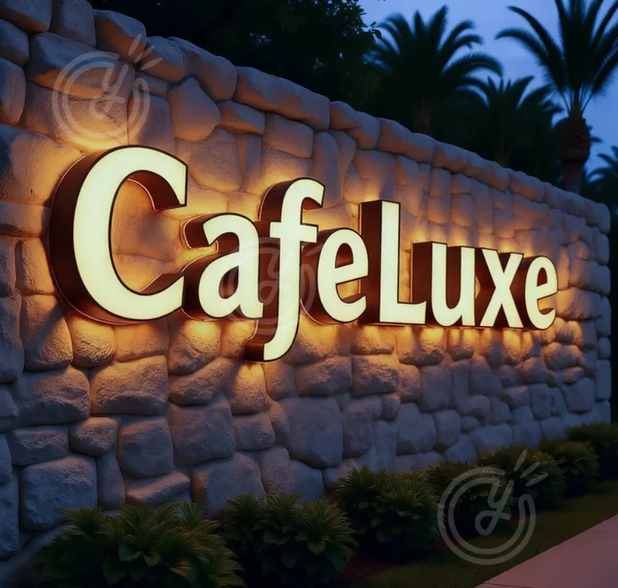 

Бизнес-вывески на заказ, светодиодный знак, логотип, настенные акриловые буквы, роскошный бренд, магазин, вывеска, свет за личным дизайном, металлический неоновый 3d