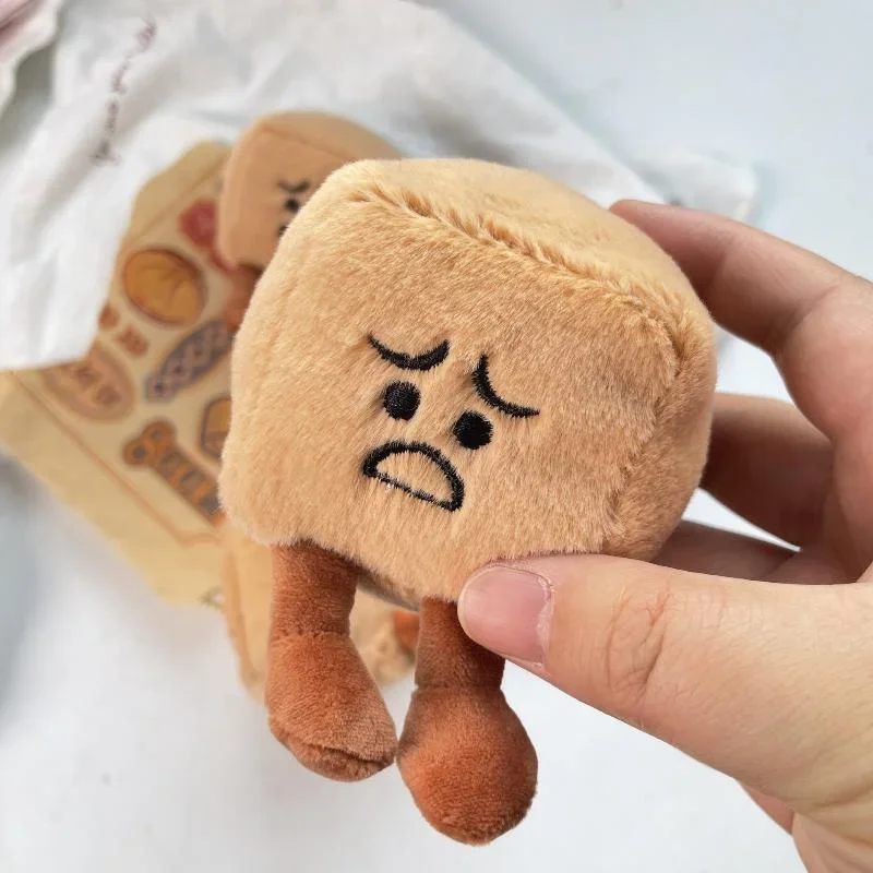 Bonito dos desenhos animados stinky tofu chaveiro de pelúcia criativo boneca de pelúcia chaveiro moda saco pingente mochila chave pendurado decoração presentes