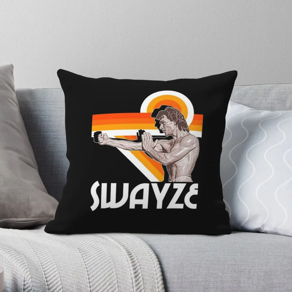 Point Break Patrick Swayze Square Pillowcase Polyester Linen Velvet Printed Zip Decorative Throw Pillow Case Home Cushion Cover