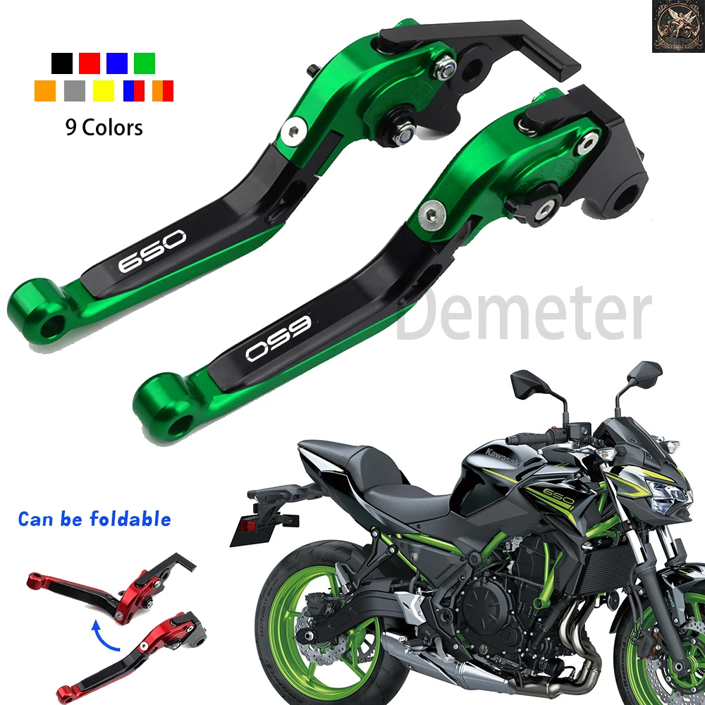 

Logo For Kawasaki Z650 650 Z 2017-2024 Motorcycle Clutch Lever Brake Lever Set Accessories Adjustable Extendable Brake