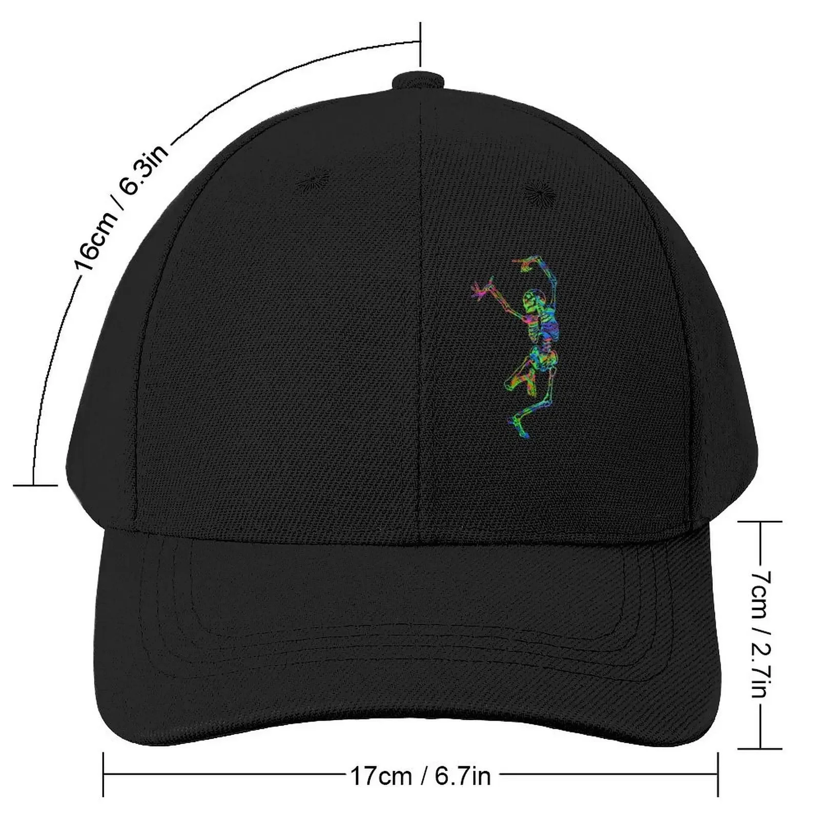 Dance With PSYCH Death (on white) Baseball Cap Luxury Brand Trucker Cap Bobble Hat cute Golf Wear Men Women's