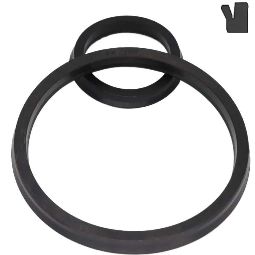 E4 20-320mm OD 20*14*4 25*17*32*24*5.5 40*30*50*63*53*7 Y-1 Y Type NBR Rubber Cylinder Piston Sealing Grooved Ring Gasket Seal