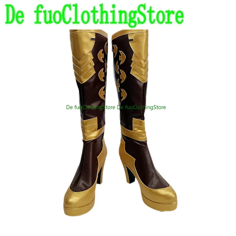 DeFuo أنيمي شخصية التخصيص تأثيري أحذية عالية الكعب تابوت الغد قلب التعكر سكاتي التسامي تأثيري الأحذية