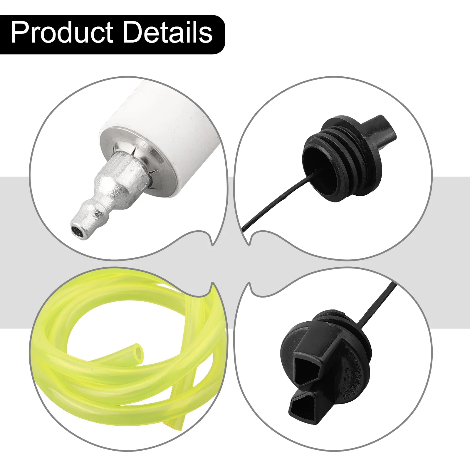 

Replacement Fuel Gas Oil Cap Suitable for Poulan Chainsaw Series Compatible with Models from 1900 to 2250 Tight Seal Design
