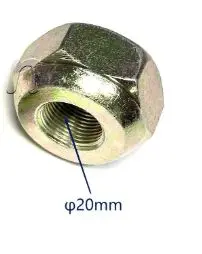 تنطبق على أجزاء الملحقات، مسامير إطارات العجلات ذات الرافعة الشوكية، مسمار محور المحور الأمامي لـ Heli 4.5t Mnm-1343