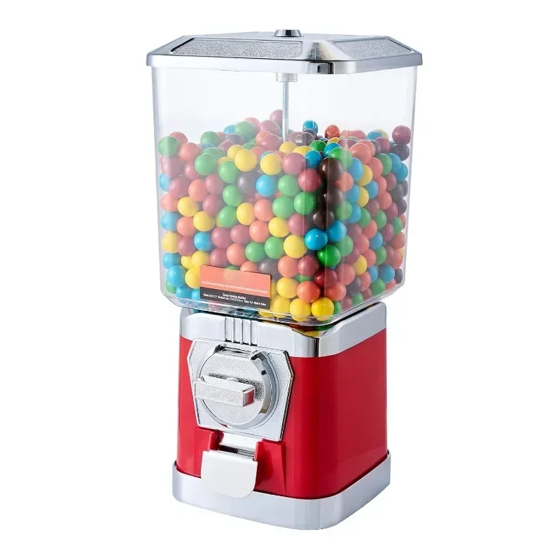 Distributeur automatique de bonbons à domicile pour enfants, distributeur de gumball PC, machine à gommes à bulles pour le jeu à gauche, 17 po H