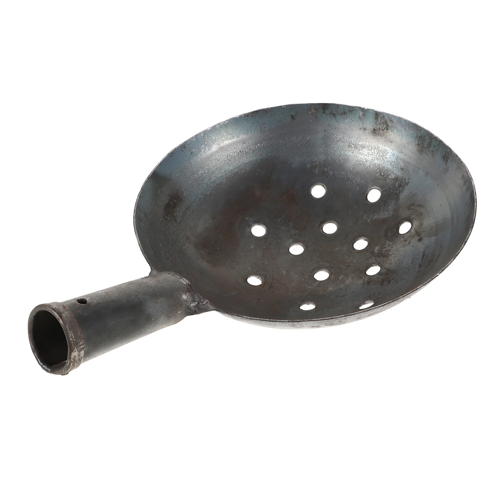 

Large Iron Ladle Dredging Scoop Heavy Duty Cleaning Drain Mud Removal Gardening Beach Sand Sifting Durable Ergonomic Handle