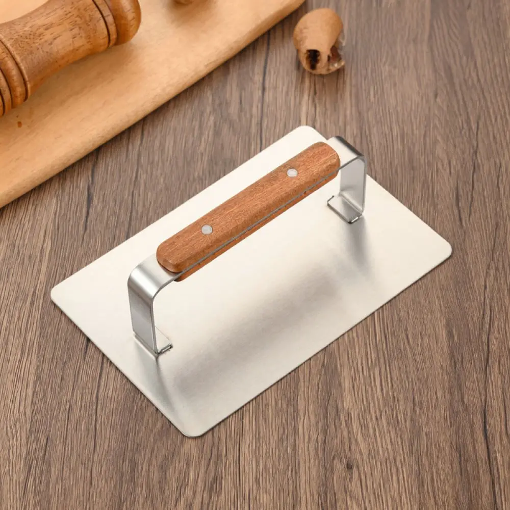 Stainless Steel Manual Presser For Nougat Snowflake Crisp Shaping Kitchen Bakeware Pastry Tool Flat Mold Plate