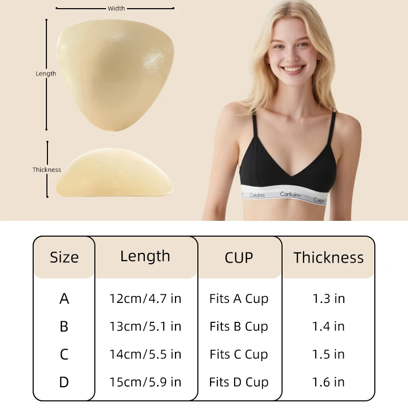 1/2 زوجًا من وسادات حمالة الصدر اللاصقة للغاية | حمالة صدر لاصقة مزدوجة الجوانب، حمالة صدر لملابس السباحة الرياضية #6
