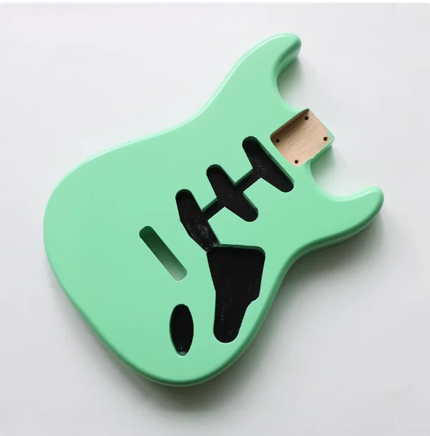 

Alder Electric Guitar Body DIY Assembly Body Single and Semi Finished Red Poplar Green