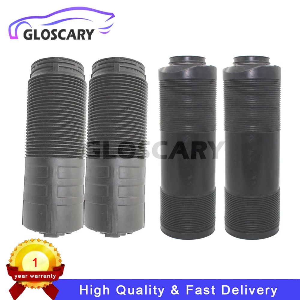 4PCS/lot Front Rear Rubber Dust Cover Boot For Mercedes Benz S Class W220 S430 S500 S600 S55 ABC Hydraulic Shock Absorber Kit