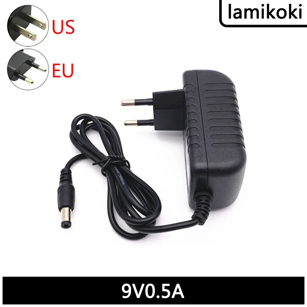 9V 0.5A European Standard Plug-in Wall Power Adapter 9V 500mA European Plug Power Supply European Plug Power Supply