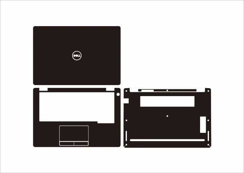 Pre-cut 1xTop+1xPalmrest+1xBottom Skin Sticker Cover For Dell Latitude 5310 5510 5520 5521 Precision 3560 3561 3571 3570 5760