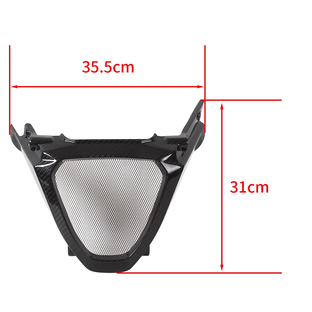 For Aprilia RS660 2021 2022 2023 100% Carbon Fiber Belly Pan Front Spoiler Radiator Chin Cover Fairing Lower Front Fairing Tip