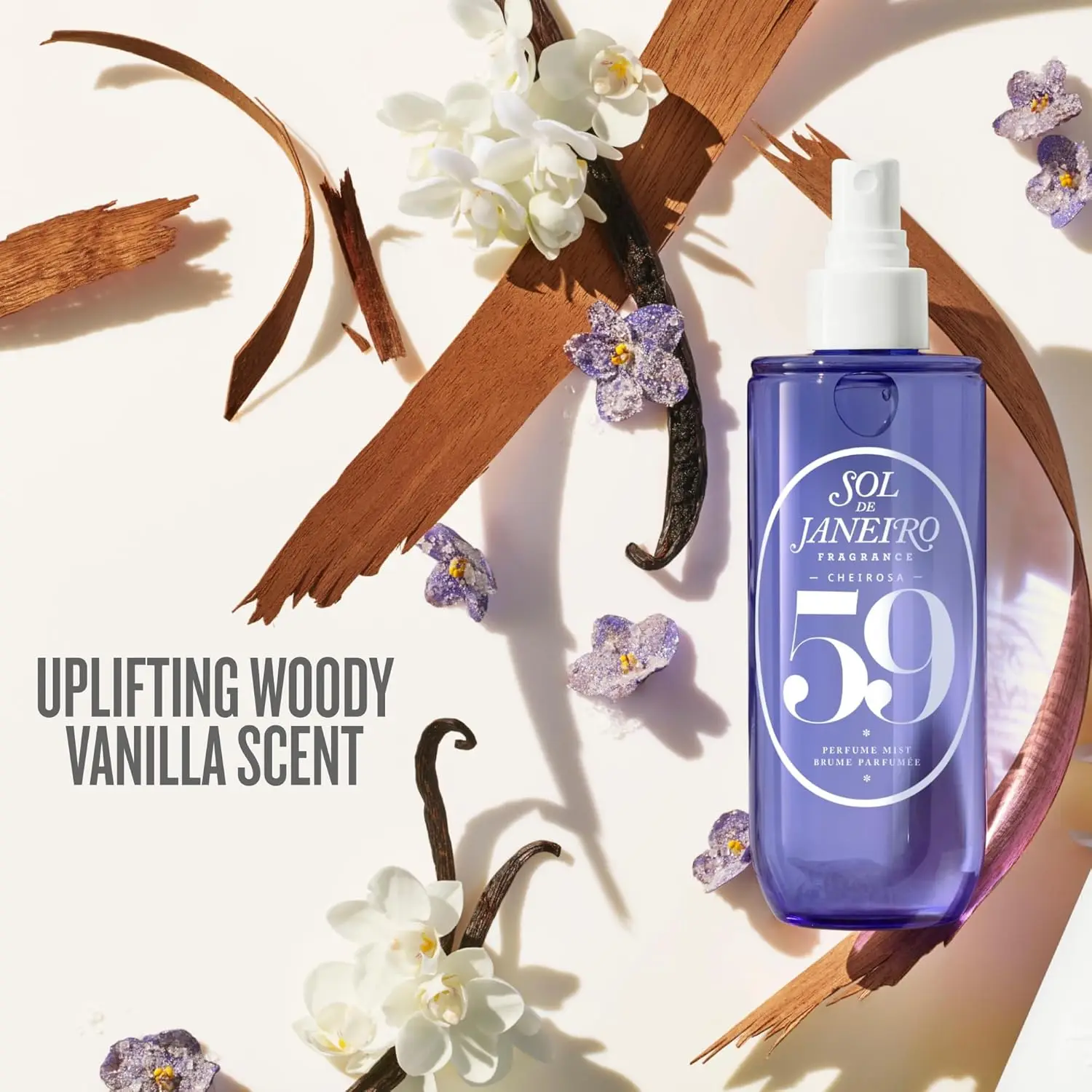 SOL DE JANEIRO Cabelo e Corpo Perfume Névoa Perfume vibratório Purple Haze Faça você mais charmoso na frente dos homens