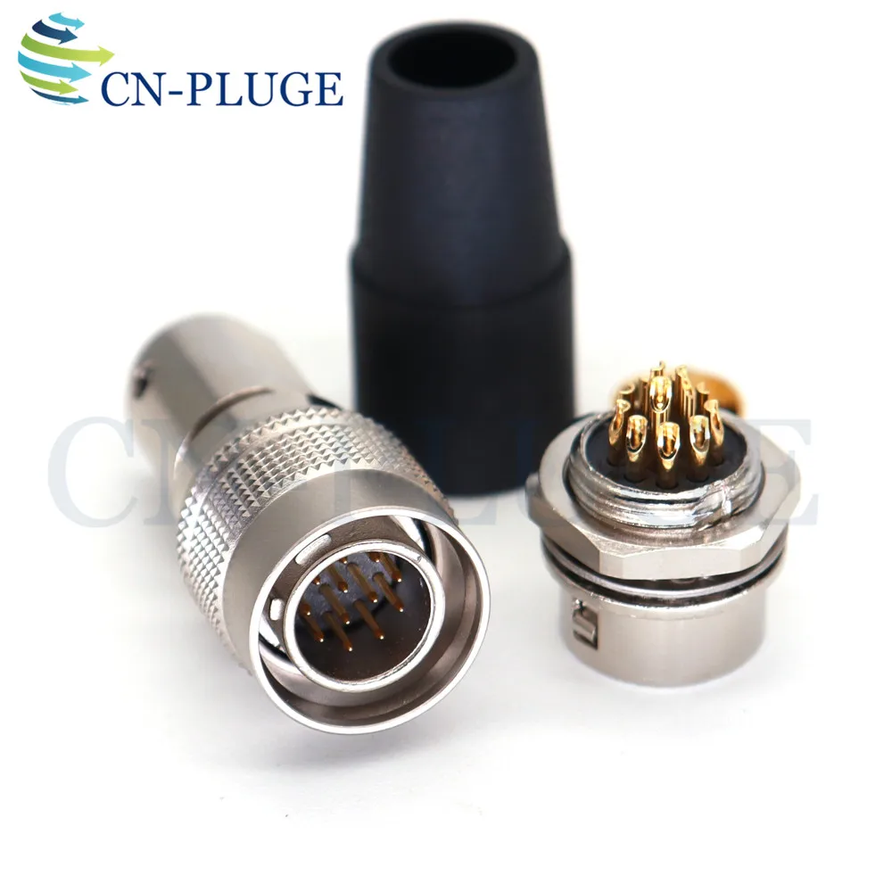 Connector HR10A-10P-12P (73) / HR10A-10R-12S (73) 12 Pin Plug AndSocket Industrial Camera Connector
