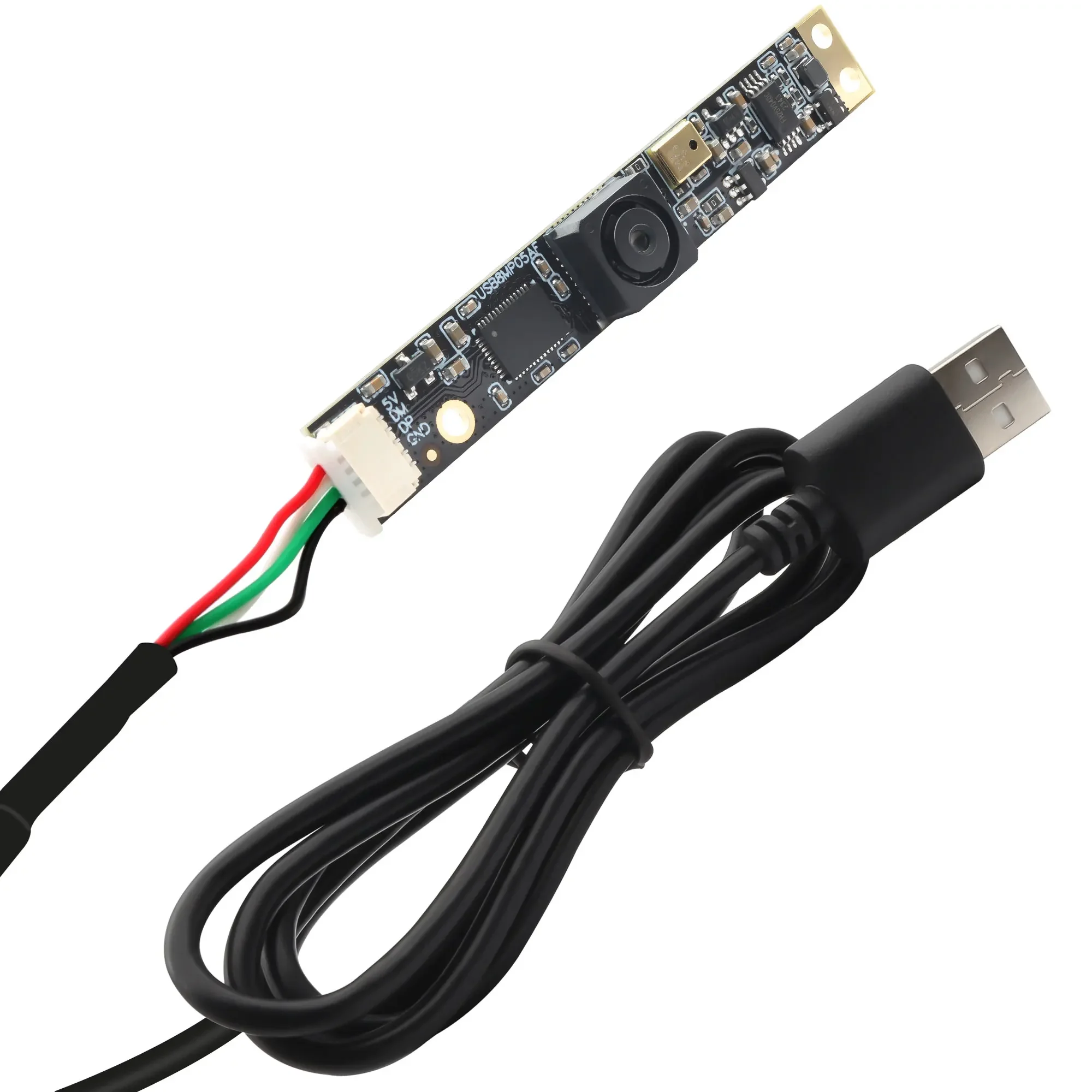 Hot Sale ELP Mini 8MP Camera Module With Fixed Focus Distortion Free 64Degree Lens Inbuilt Microphone UVC USB PC Webcam Camera P