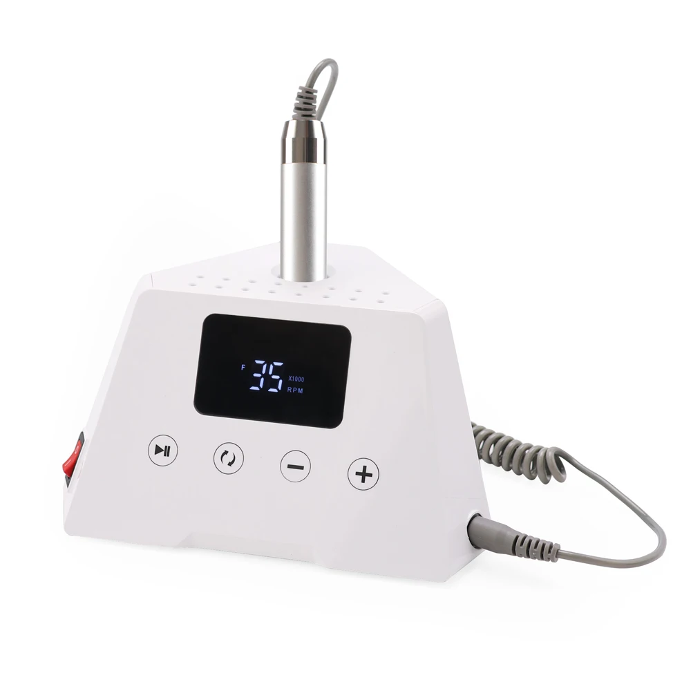 

Zz New Style Professional Acrylic Portable Nail Drill Machine Rechargeable High Power 85W Electric File Desktop Brushless Drill