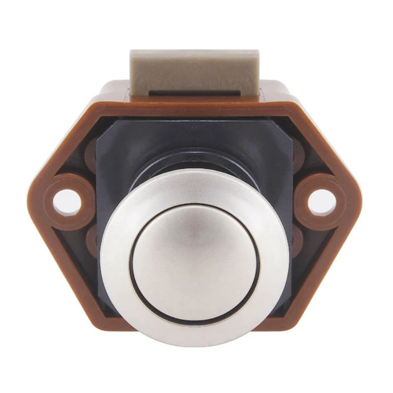 Diameter 20mm for Camper Car Push Lock RV Caravan Boat Drawer for Latch Button Locks For Furniture Hardware
