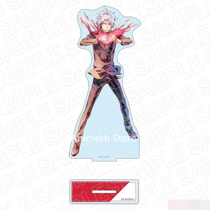 Figura de acción de Anime muñeca Ryouhei Byakuran Shouichi Sawada Tsunayoshi soporte acrílico modelo placa Cosplay juguete para regalo