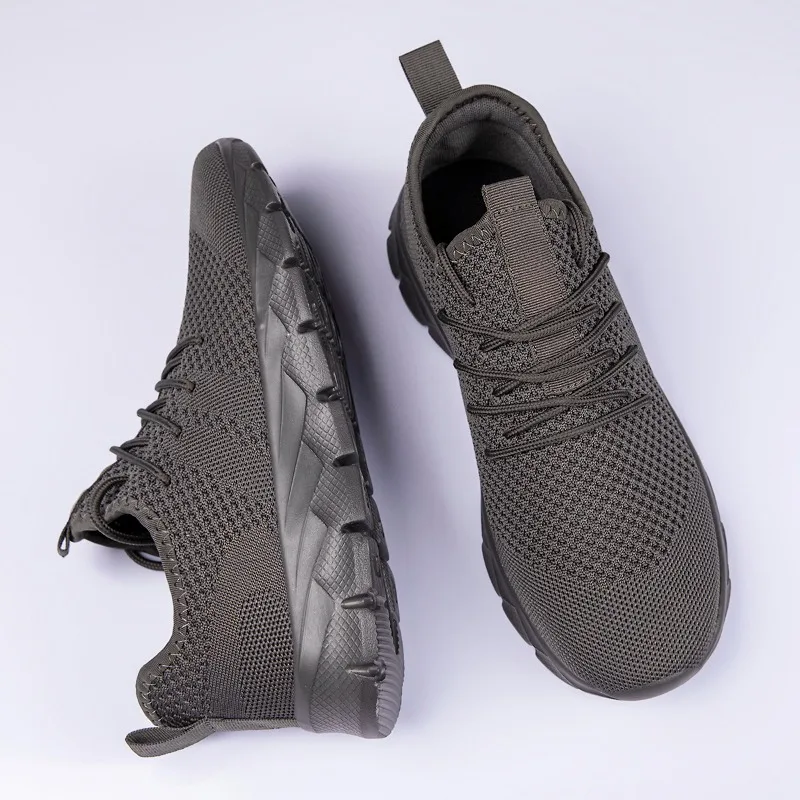 Men's Breathable Casual Sneakers Air Mesh Running Shoes Lightweight Summer Outdoor Sports Zapatillas for Male Large Size 36-49