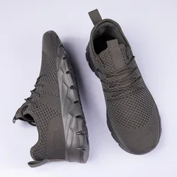 Men's Breathable Casual Sneakers Air Mesh Running Shoes Lightweight Summer Outdoor Sports Zapatillas for Male Large Size 36-49