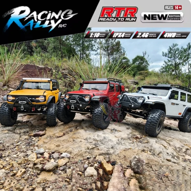 Huangbo R1001 1/10 Rc Car 2.4g Full Scale Simulation Climbing Off-Road Vehicle Model Adult Boys Remote Control Toys Xmas Gift
