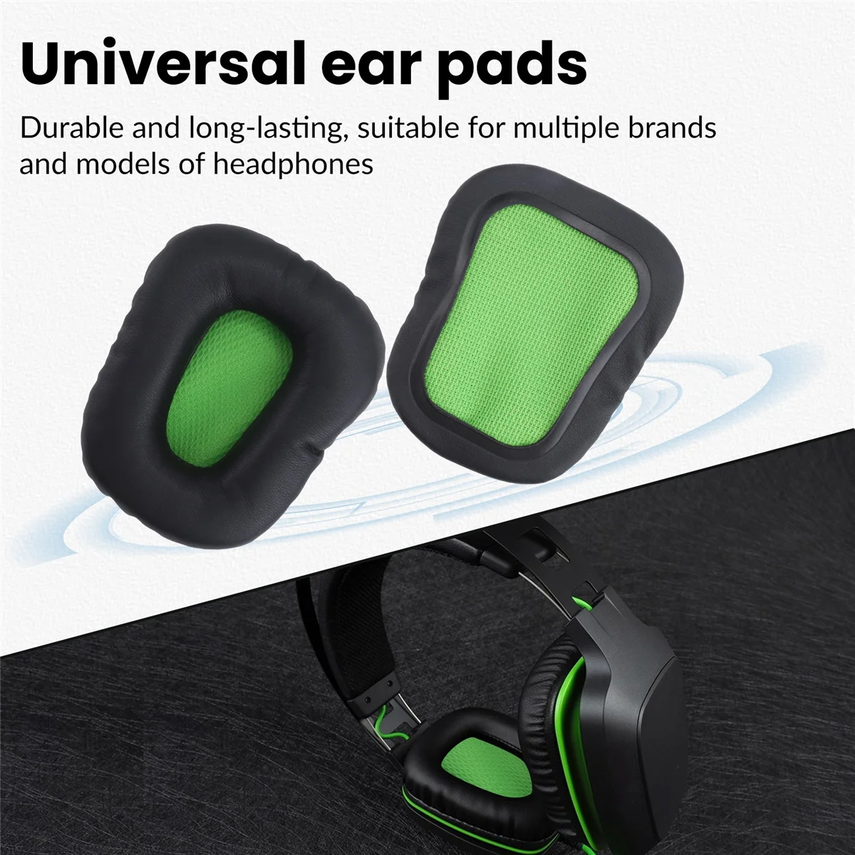 

LDFH A Pair of Replacement Headphones Earpads Ear Pads Ear Cushions for Razer Electra Gaming Pc music headphones