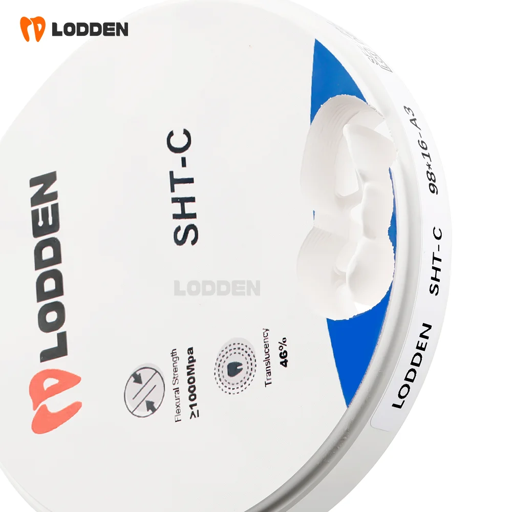 SHT-C Zirconia Block Super Transparent Color Preshaded Zirconium Blank Open System 98mm 10-30mm Thickness for Dental Lab CAD CAM