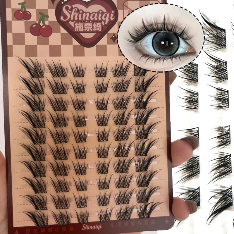 

Набор пушистых накладных ресниц Mix Fluffy: индивидуальные сегментированные ресницы из натурального меха норки для создания эффекта «летающие глаза», инструмент для макияжа