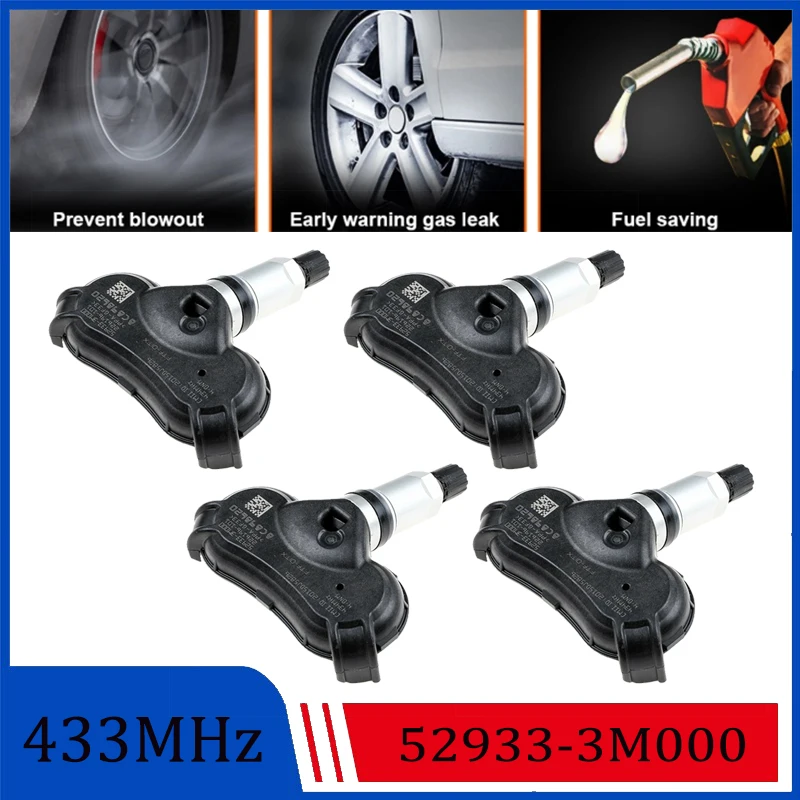 

For Kia Opirus Sportage Rio Tire Pressure Sensor 52933-3M000 529333M000 Hyundai Equus Genesis ix35 Tucson 20019-2013 433Mhz TPMS