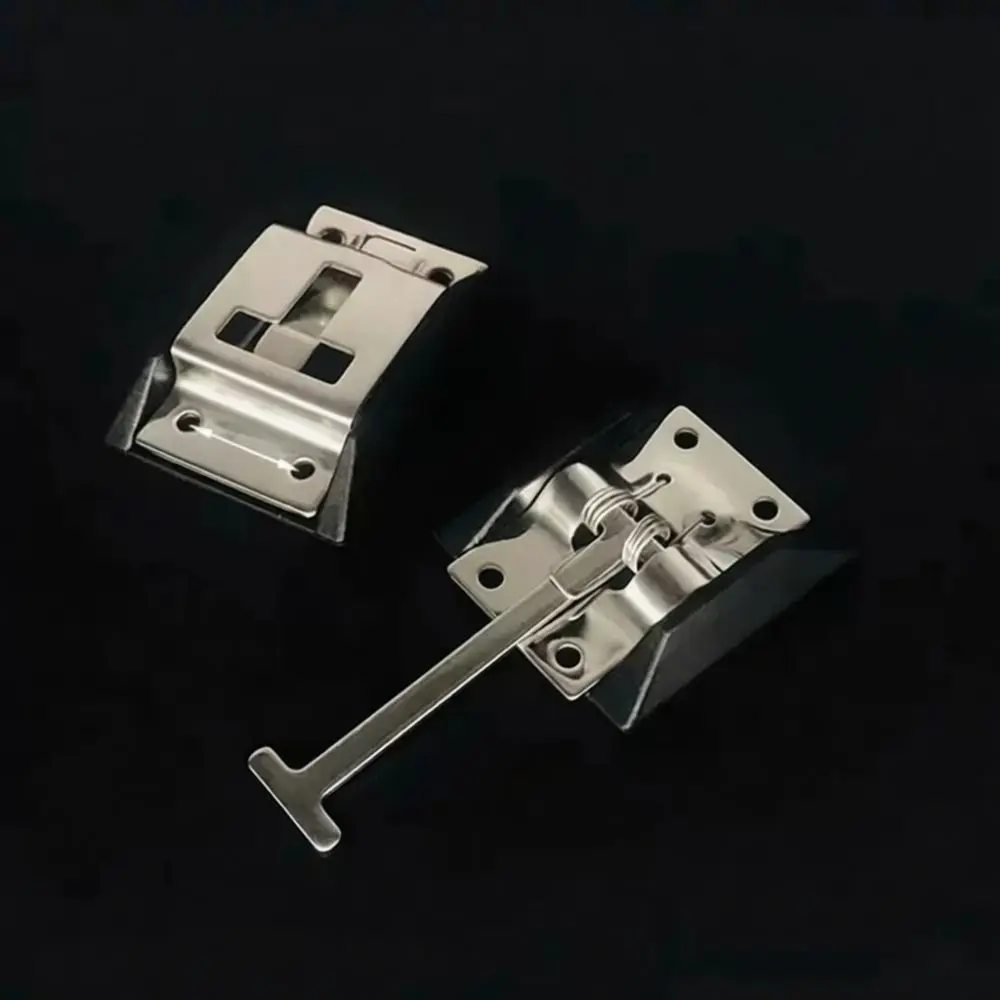Stainless Steel Truck Door Hook Container Trailer Latch RV Cargo Door Holder Galvanized Iron Hardware Heavy Duty Fixed Buckle