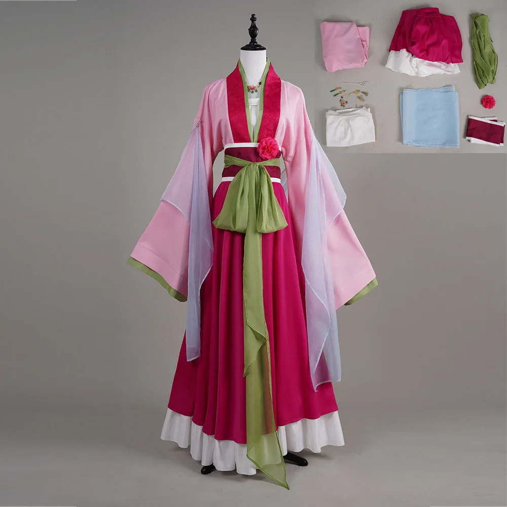 

The Apothecary Diaries Maomao Cosplay Costume Maomao Costume Accessories Chinese Hanfu Performance Halloween Role Play Uniform