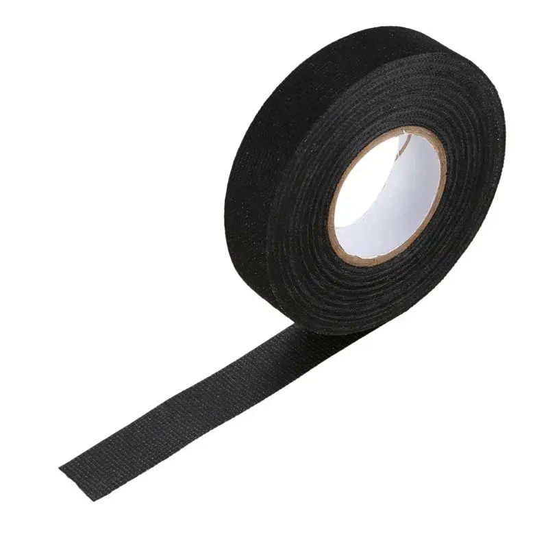 25Pc Heat-Resistant Wiring Harness Tape Looms Wiring Harness Cloth Fabric Tape Adhesive Cable Protection 19Mm X 15M